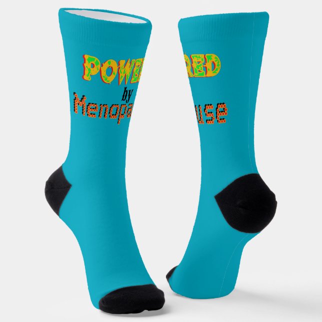 Powered by Menopause 3 Socken (Gewinkelt)