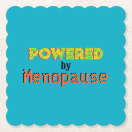 Powered by Menopause 3 Untersetzer