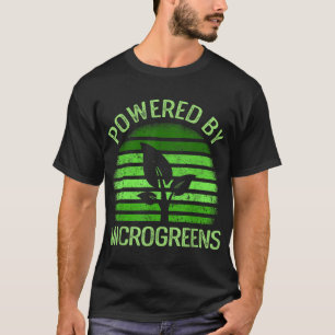 Powered by microgreens vegane städtische Bauern ga T-Shirt