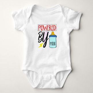 Powered by Milk Baby Bodysuit Baby Strampler