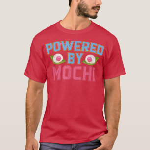 Powered by Mochi Funny Rice Cake Balls Japanisch f T-Shirt