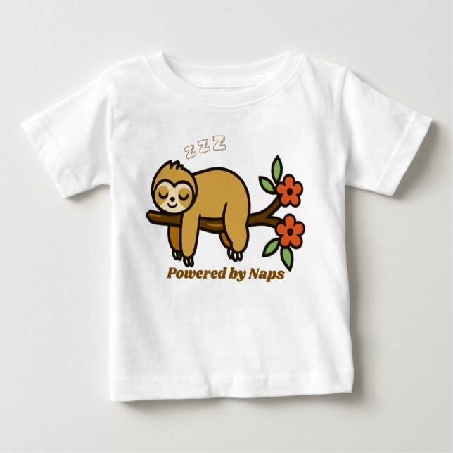 POWERED BY NAPS BABY T-SHIRT (Vorderseite)