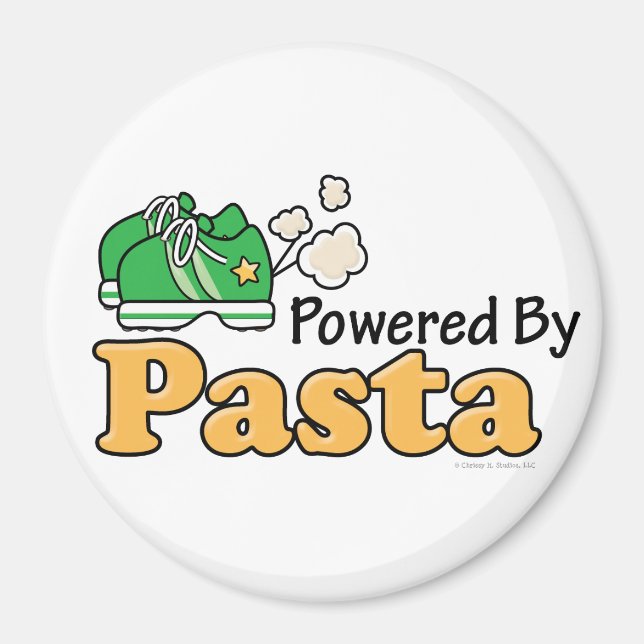 Powered by Pasta Runner Magnet (Vorne)