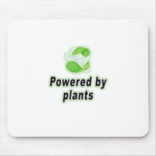 Powered by Pflanze für Vegane, auf Pflanze basier Mousepad