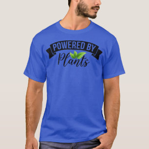 Powered by Pflanze Graphic Men Women Vegetarian Ve T-Shirt