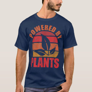 Powered by Pflanze Vegan Veganism PlantBased Diet T-Shirt