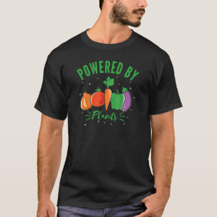 Powered by Pflanze Vegane und Pflanze-basierte Leb T-Shirt