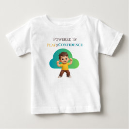 Powered by Play and Confidence Baby T-shirt