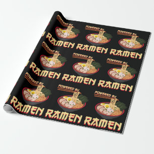 Powered by Ramen Japanisch Anime Noodles Geschenkpapier