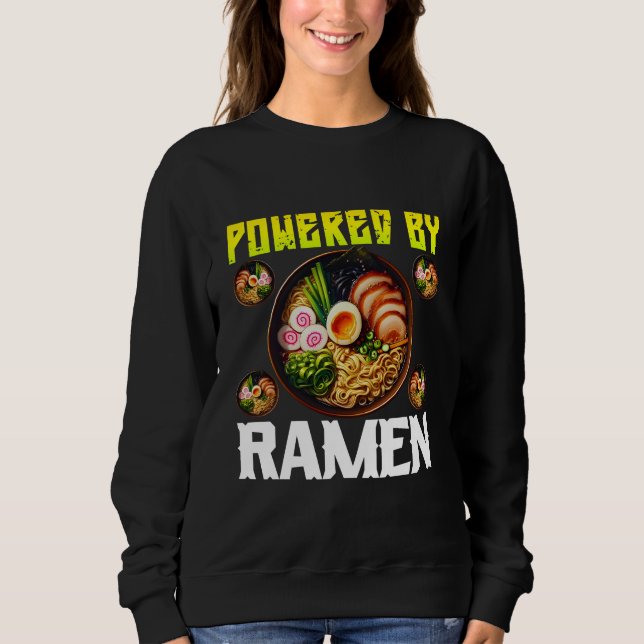 Powered by ramen sweatshirt (Vorderseite)