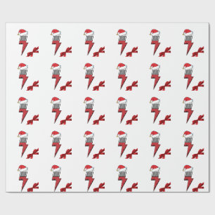 Powered by Sound Production Weihnachten Geschenkpapier