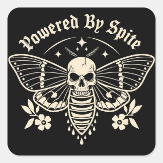 "Powered By Spite" Aufkleber