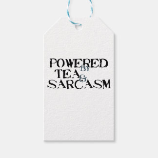 Powered by Tea & Sarcasm Geschenkanhänger