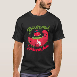 Powered by Watermelon Melon Liebhaber T-Shirt