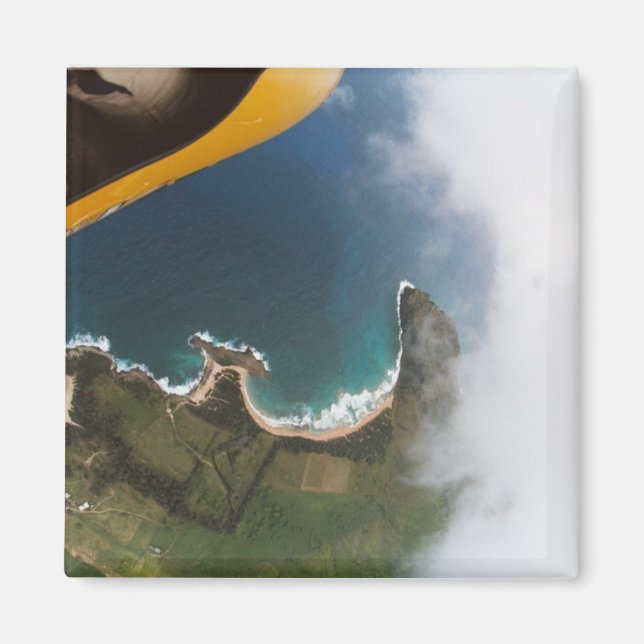 Powered hanggliding over Kauai Magnet (Vorne)