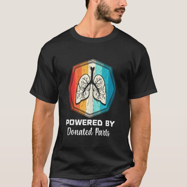 Powered Lung Transplantation Fighter Recipient Don T-Shirt (Vorderseite)