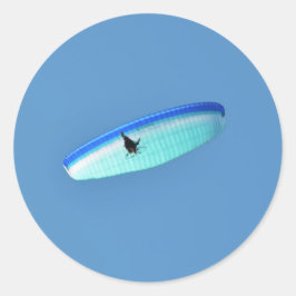 Powered Para Runder Aufkleber