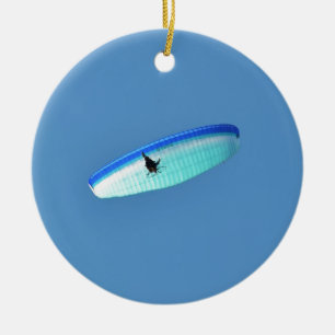 Powered Paraglider Keramik Ornament