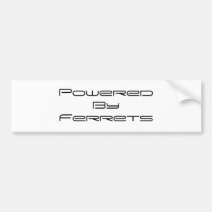 PoweredByFerrets Autoaufkleber