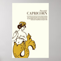 "Powerful Capricorn" Niedliche und Coole Zodiakkun