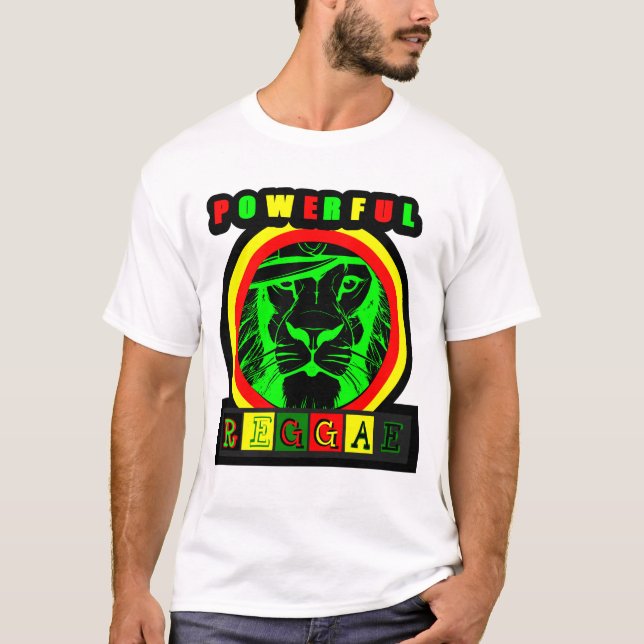 Powerful Reggae T-Shirt (Vorderseite)