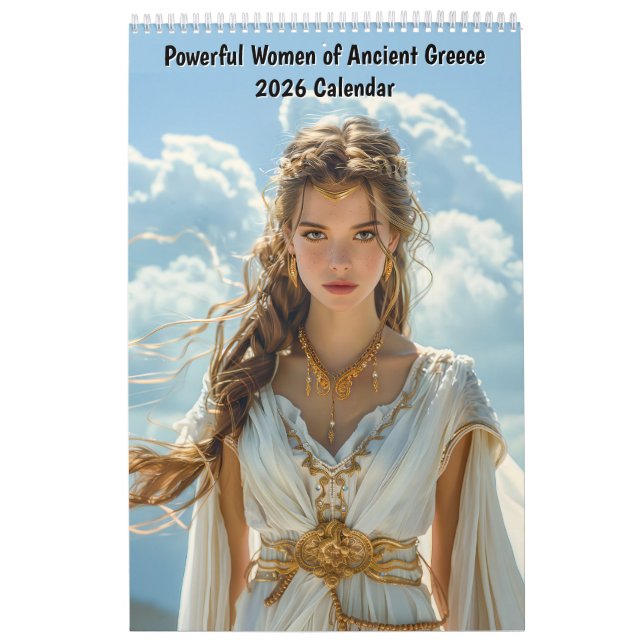Powerful Women of Ancient Greece – 2026 Calendar Kalender (Titelbild)