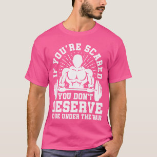 PowerHeft Squat Deadlift Bench Press Barbell Po T-Shirt