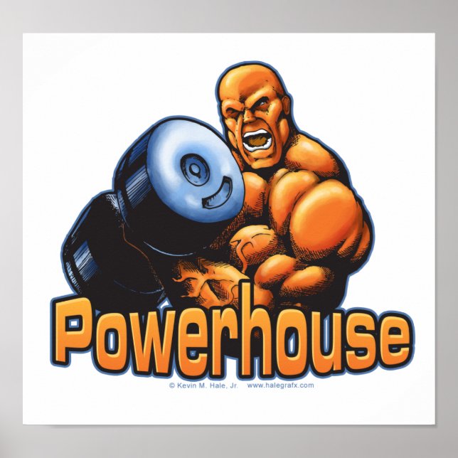 Powerhouse Curl Poster (Vorne)