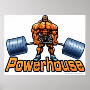 Powerhouse Deadlift Poster