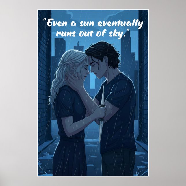 Powerless Book Quote Poster (Vorne)