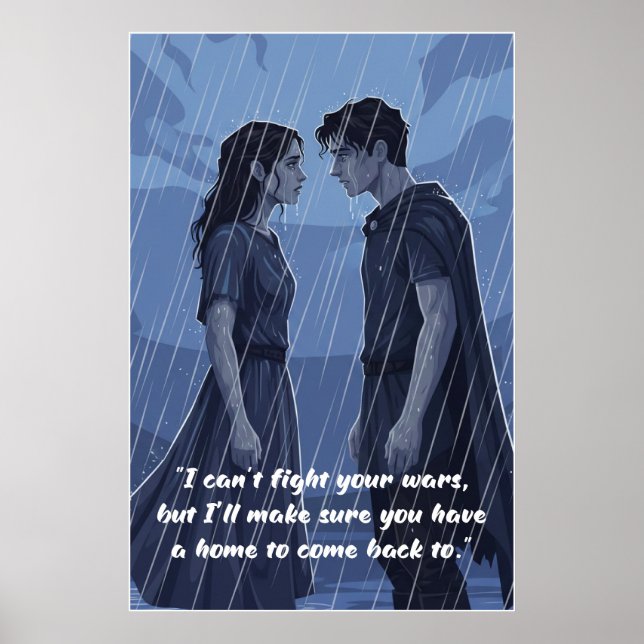 Powerless Book Quote Poster (Vorne)