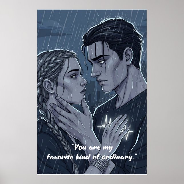 Powerless Book Quote Poster (Vorne)