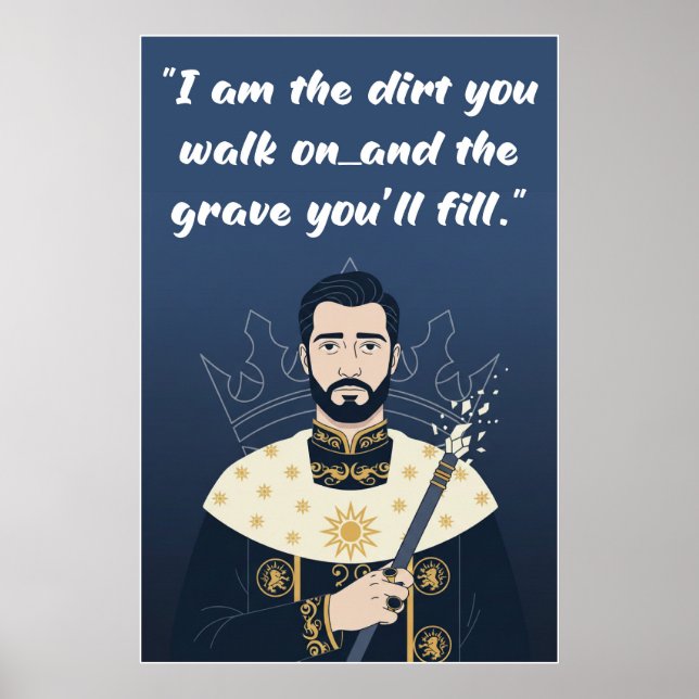 Powerless Book Quote Poster (Vorne)