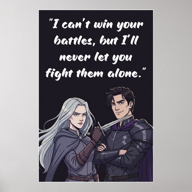 Powerless Quote Poster (Vorne)