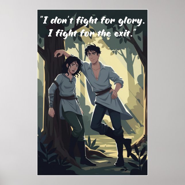 Powerless Quote Poster (Vorne)