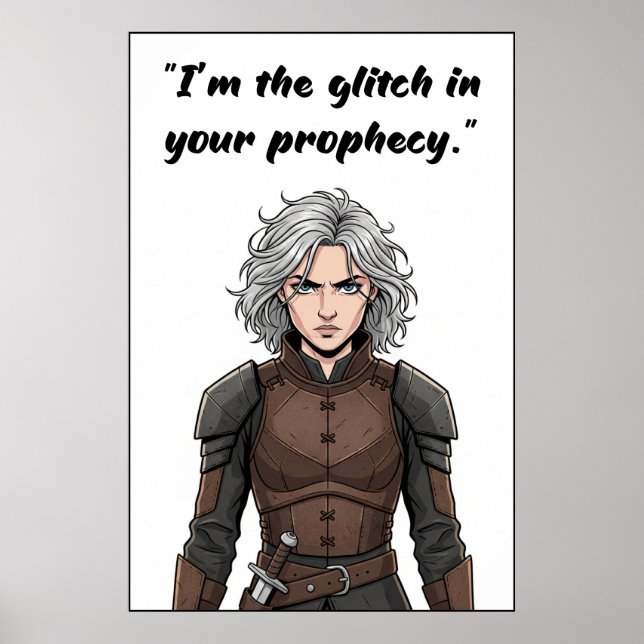 Powerless Quote Poster (Vorne)