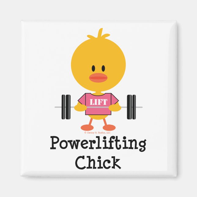 Powerlift Chick Magnet (Vorne)