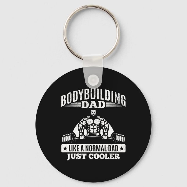 Powerlift Daddy Training Fitness Gym Bodybuildi Schlüsselanhänger (Vorderseite)
