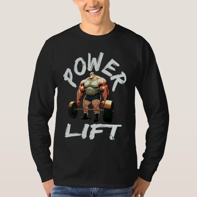 Powerlifting Workout Fitness  2 T-Shirt (Vorderseite)