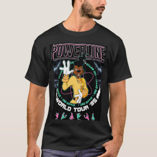 Powerline-Stil! Klassischer T - Shirt