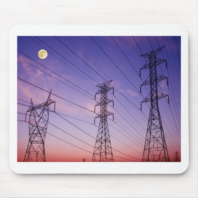 Powerlinie Dreiergruppe Mousepad (Vorne)