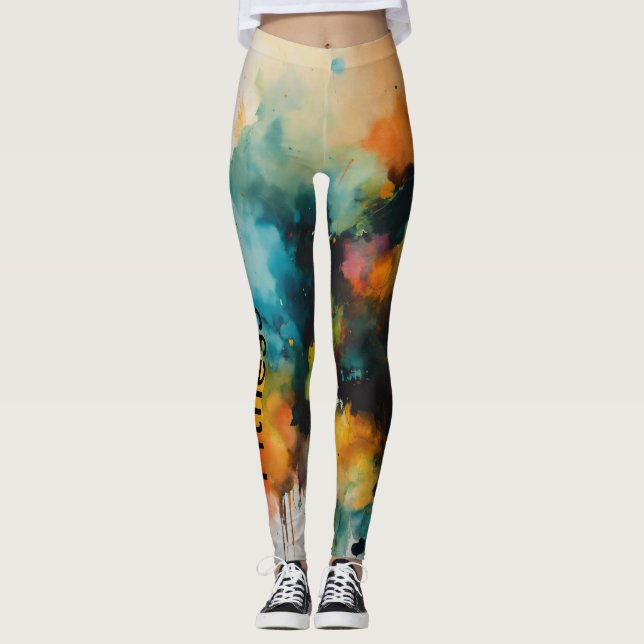 "PowerMoves Pro: Women's Workout Tight" Leggings (Vorderseite)