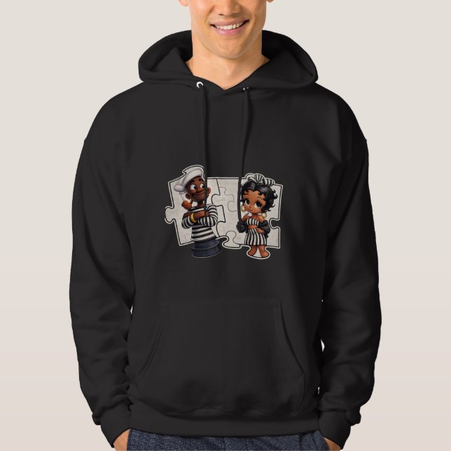 PowerOf3Brand Crown Crest Hoodie (Vorderseite)