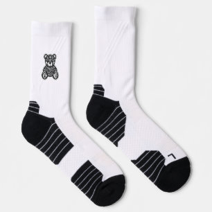 PowerOf3Brand Teddy Crest Athletic Crew Socken