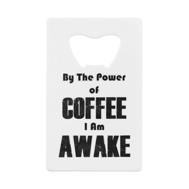 PowerofCOFFEE Geldbeutel Flaschenöffner (Vorderseite)