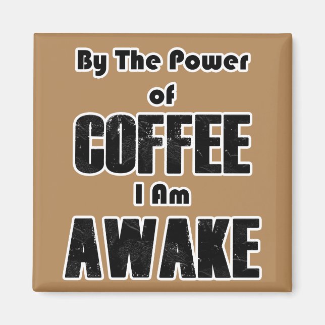 PowerofCOFFEE Magnet (Vorne)