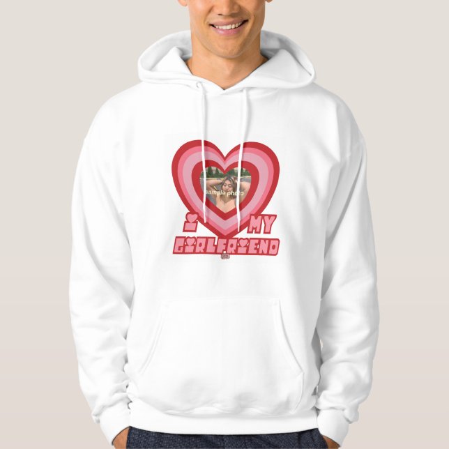 PowerPuff Dingus Herz - GIRLFRIEND Hoodie (Vorderseite)