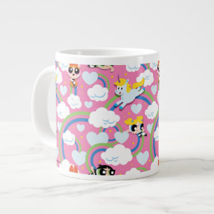 Powerpuff Girls & Donny Regenbogenmuster Jumbo-Tasse