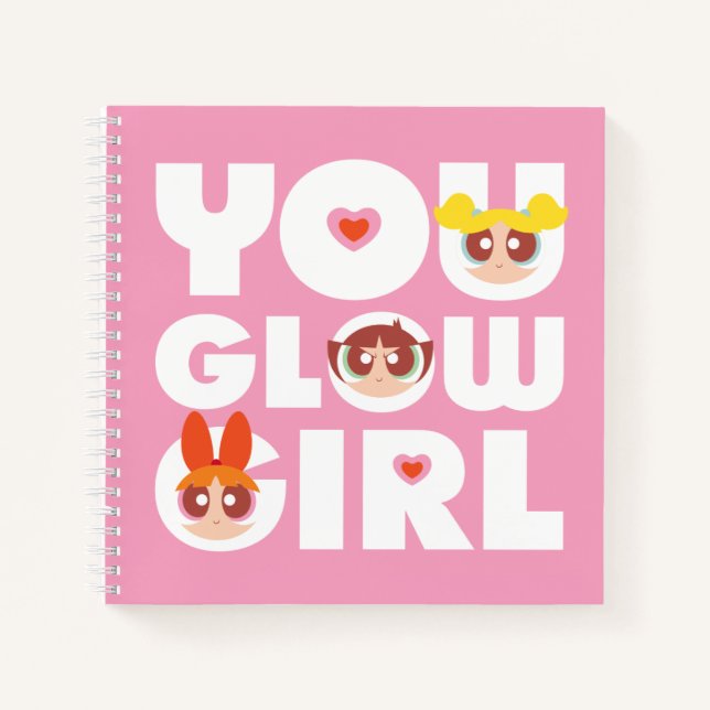 Powerpuff Girls: Du Glow Girl Notizbuch (Vorderseite)