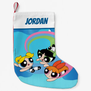Powerpuff Girls fliegen durch den Himmel Kleiner Weihnachtsstrumpf